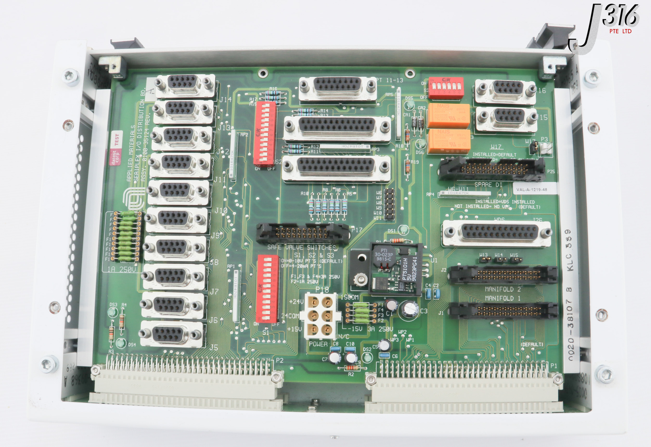 27477 APPLIED MATERIALS SERIPLEX I/O DIST W/ 0190-35763, 0100